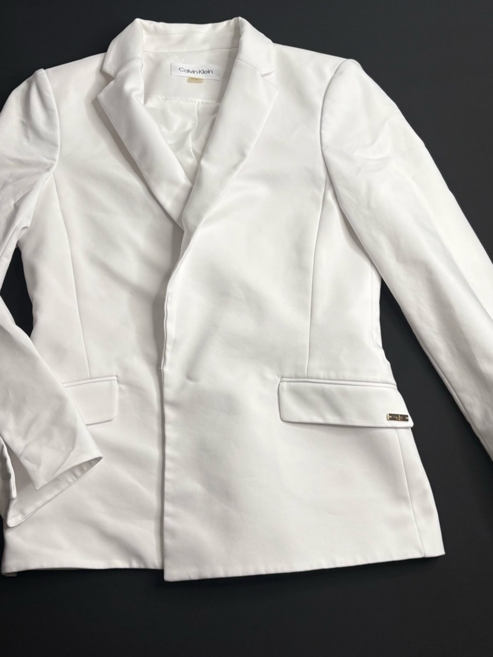 Calvin Klein White Women's Blazer